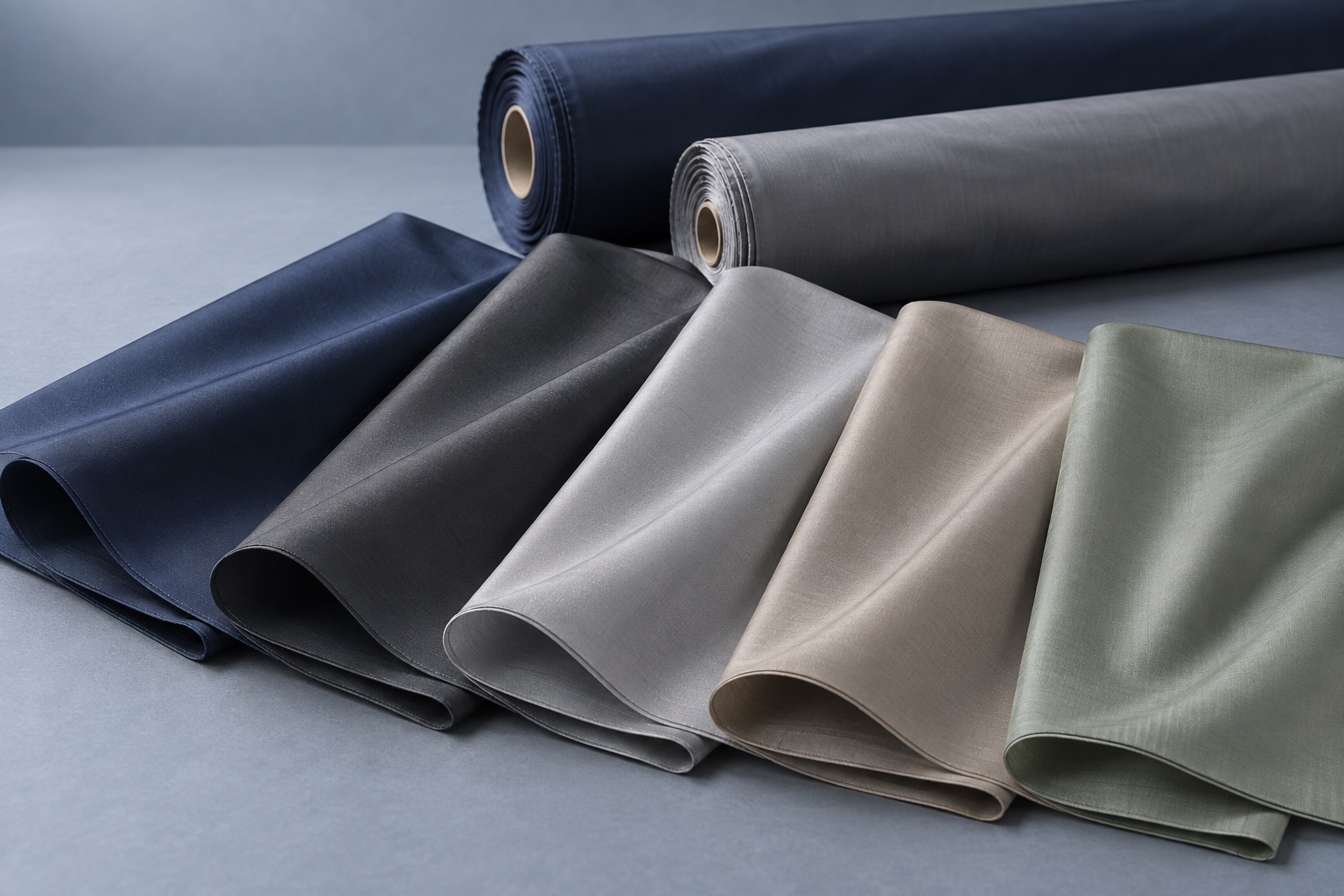 Fabric rolls — Illustrative material and construction direction